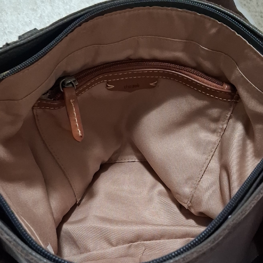 The Sak Charcoal Gray Leather Tote - Picture 4 of 8